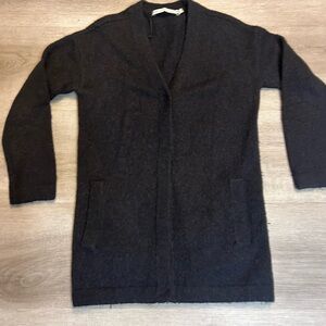 & Other Stories Alpaca Cardigan, Dark Grey, XS